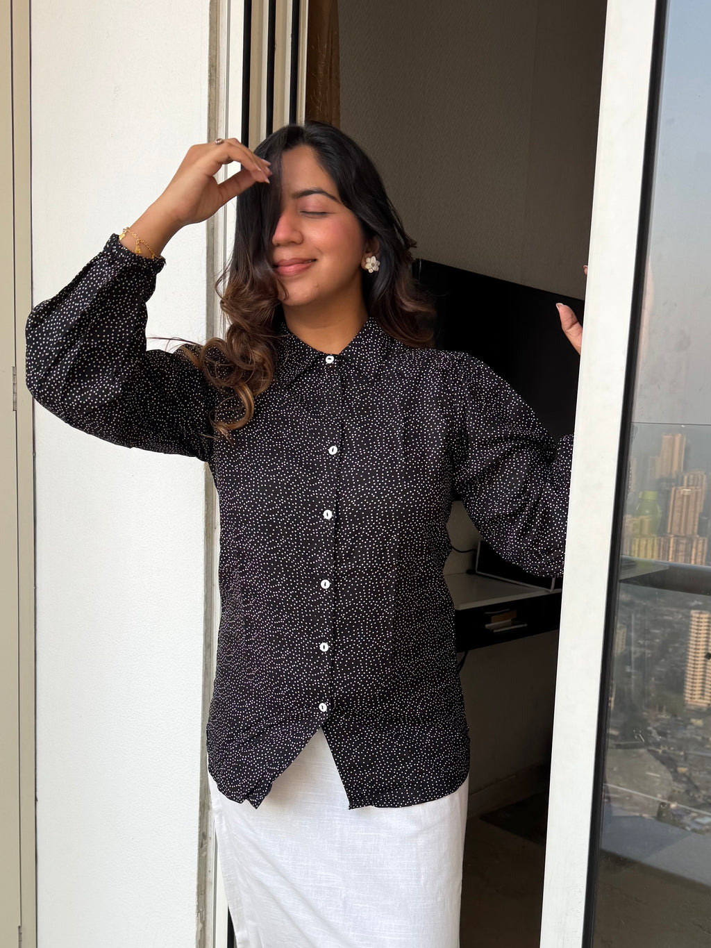 Classic Mini Polka Dot Shirt