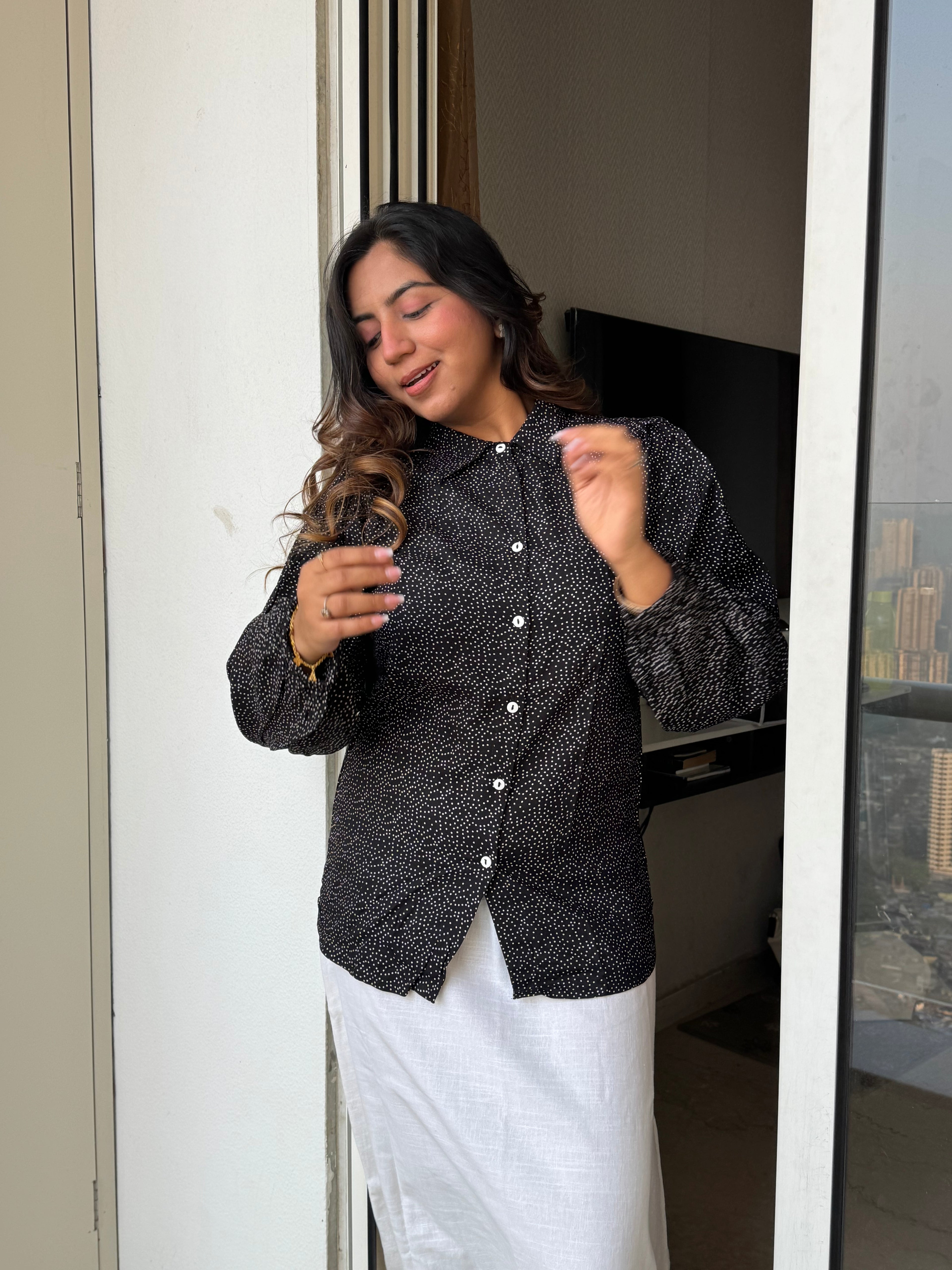 Classic Mini Polka Dot Shirt