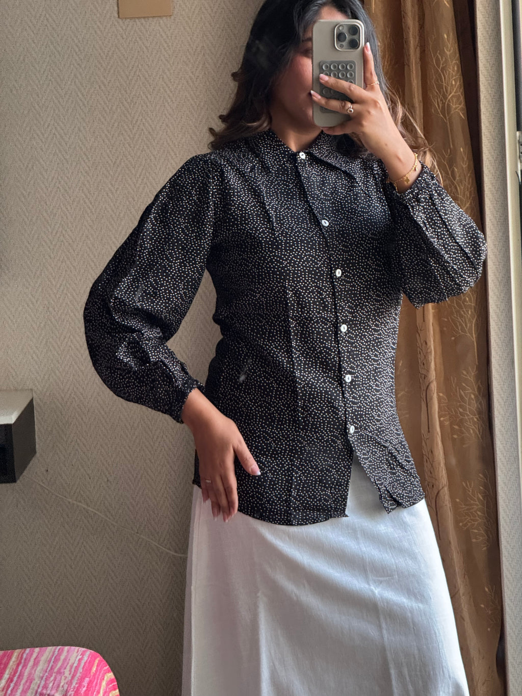 Classic Mini Polka Dot Shirt