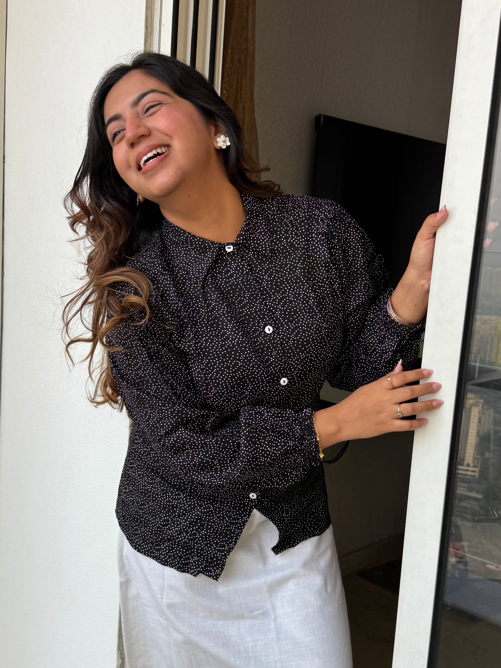 Classic Mini Polka Dot Shirt