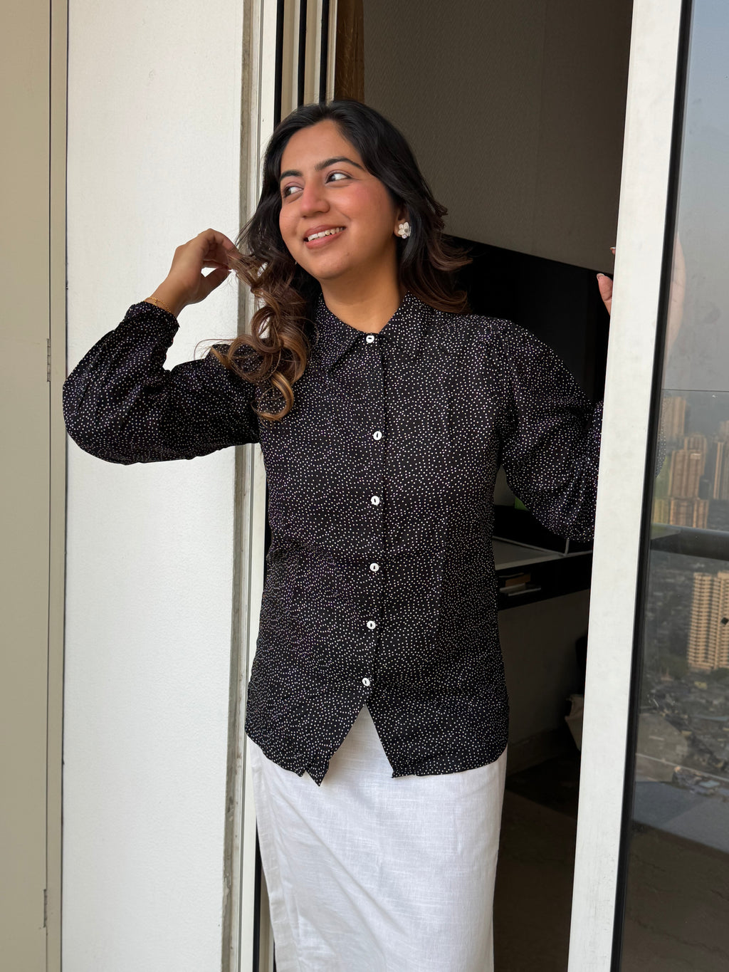 Classic Mini Polka Dot Shirt