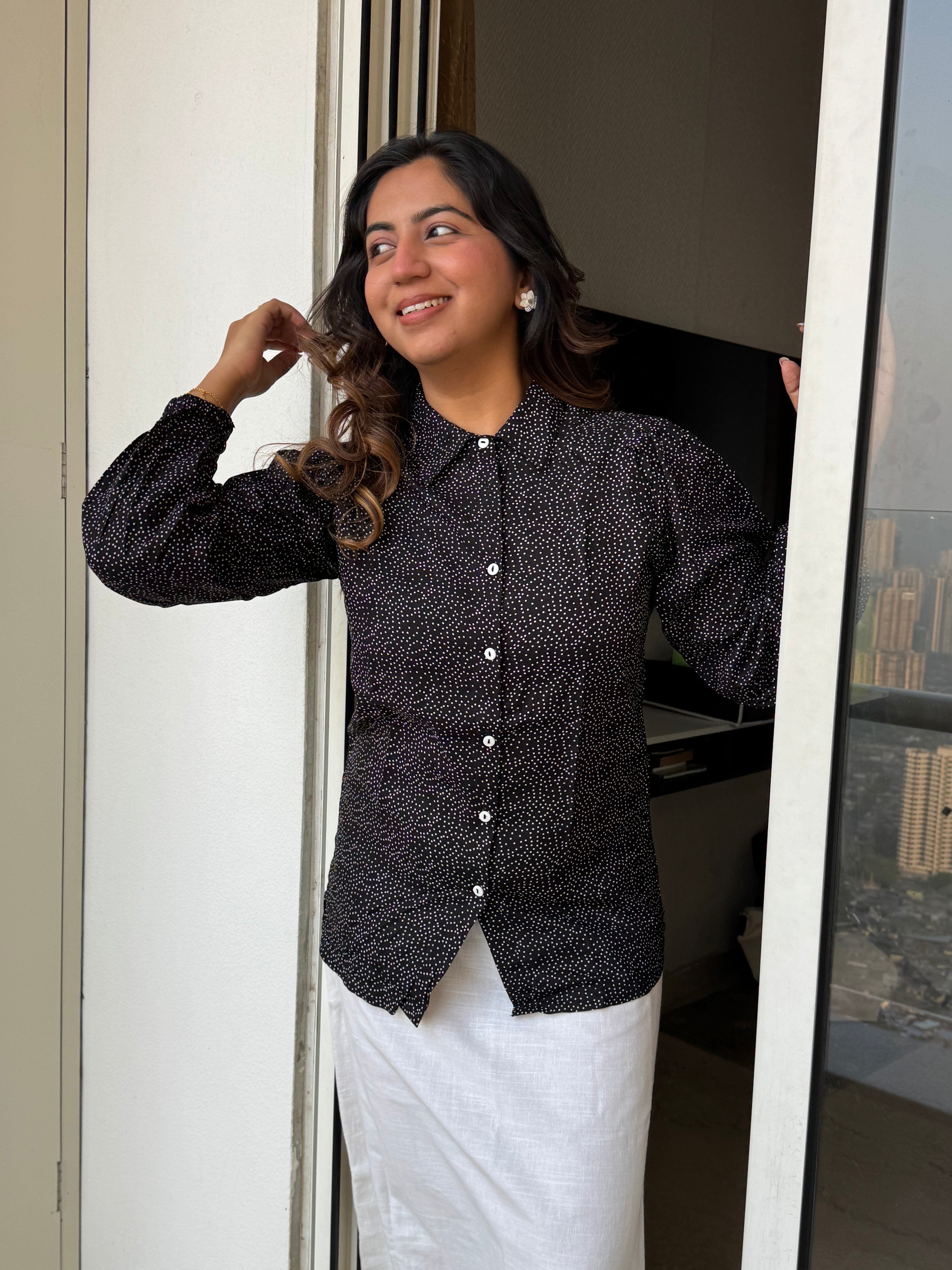 Classic Mini Polka Dot Shirt