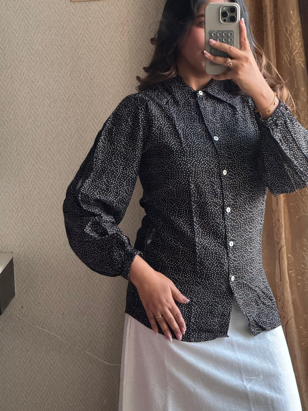 Classic Mini Polka Dot Shirt