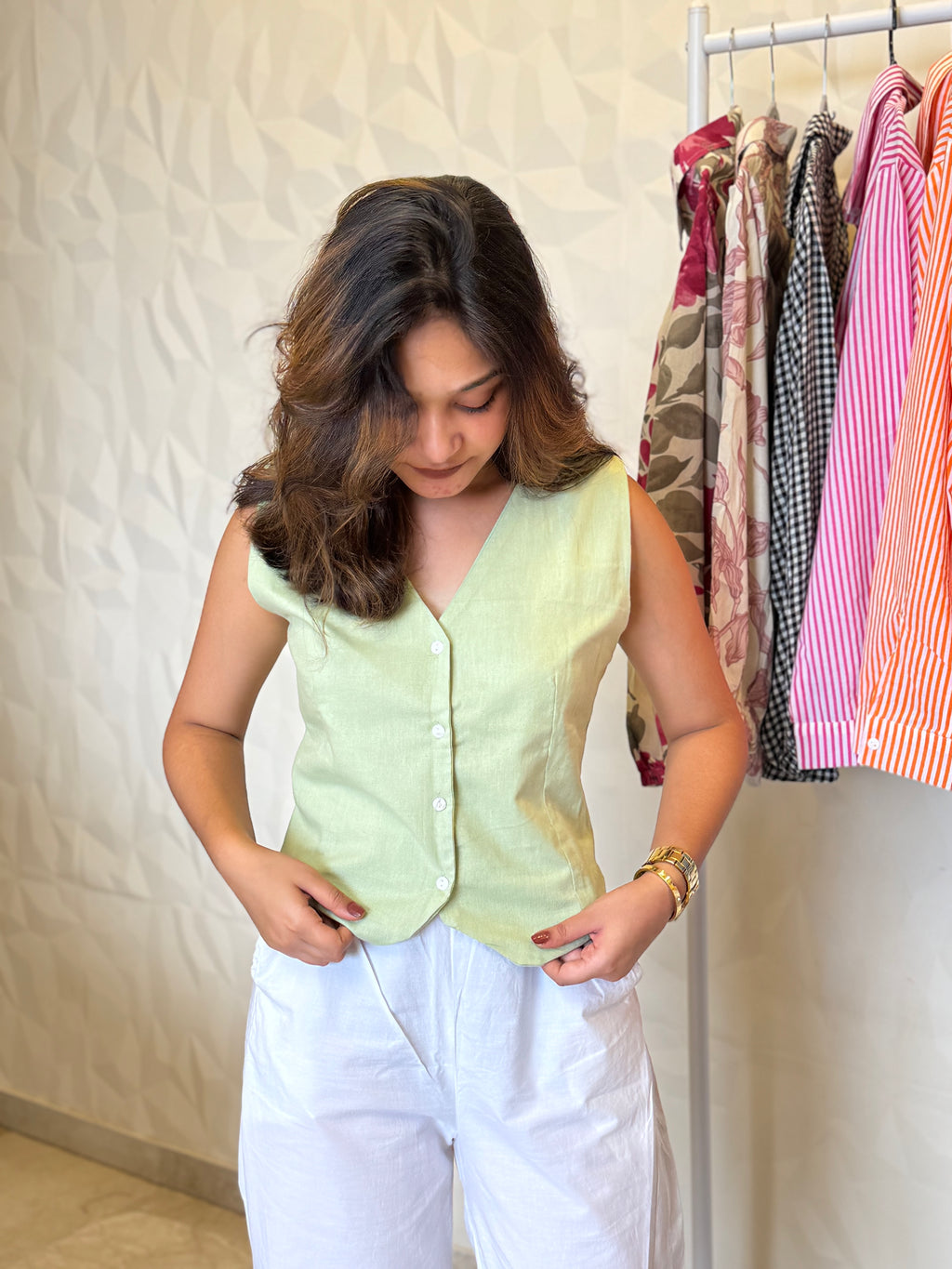 Mint Breeze Waistcoat