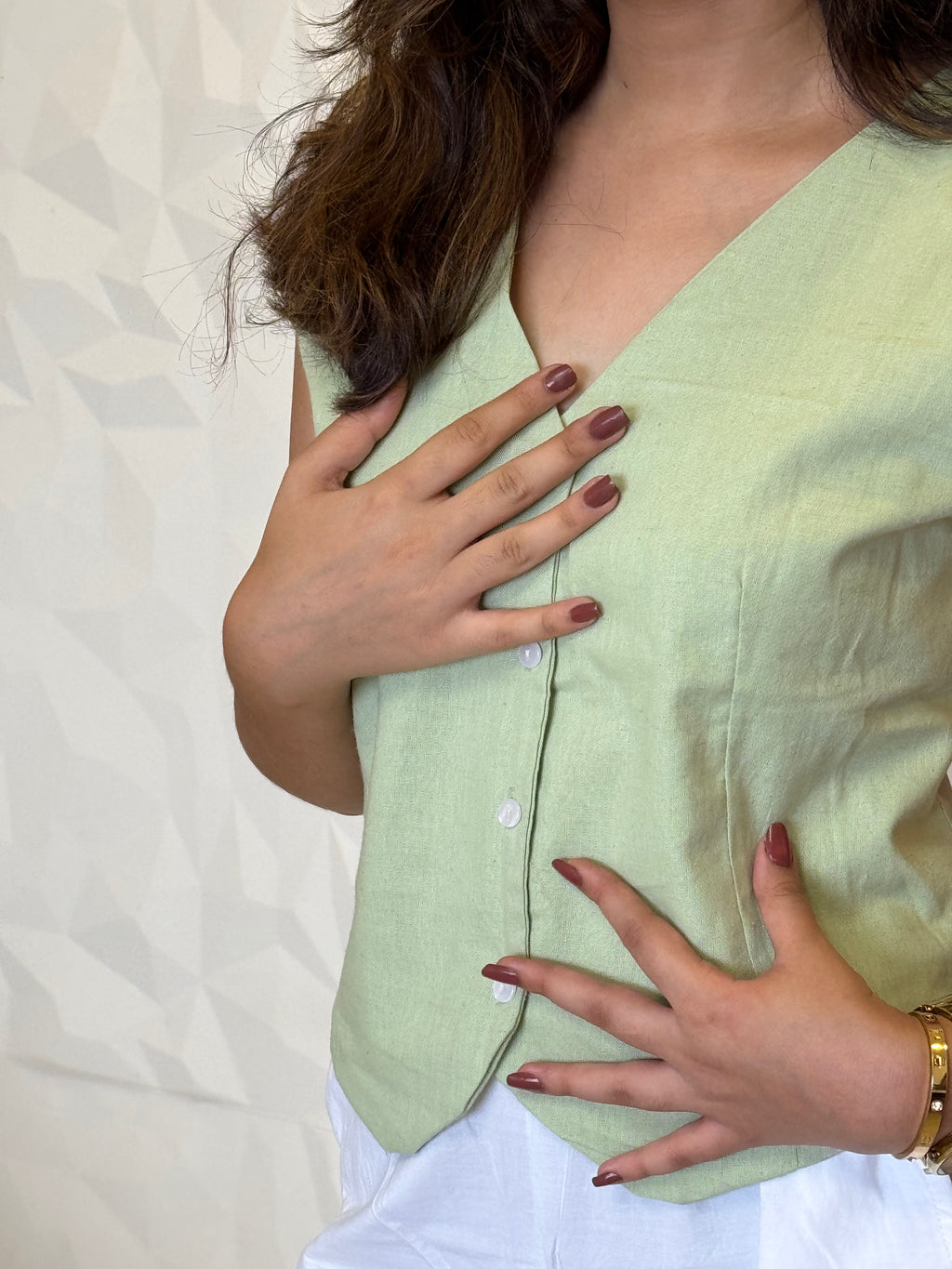Mint Breeze Waistcoat