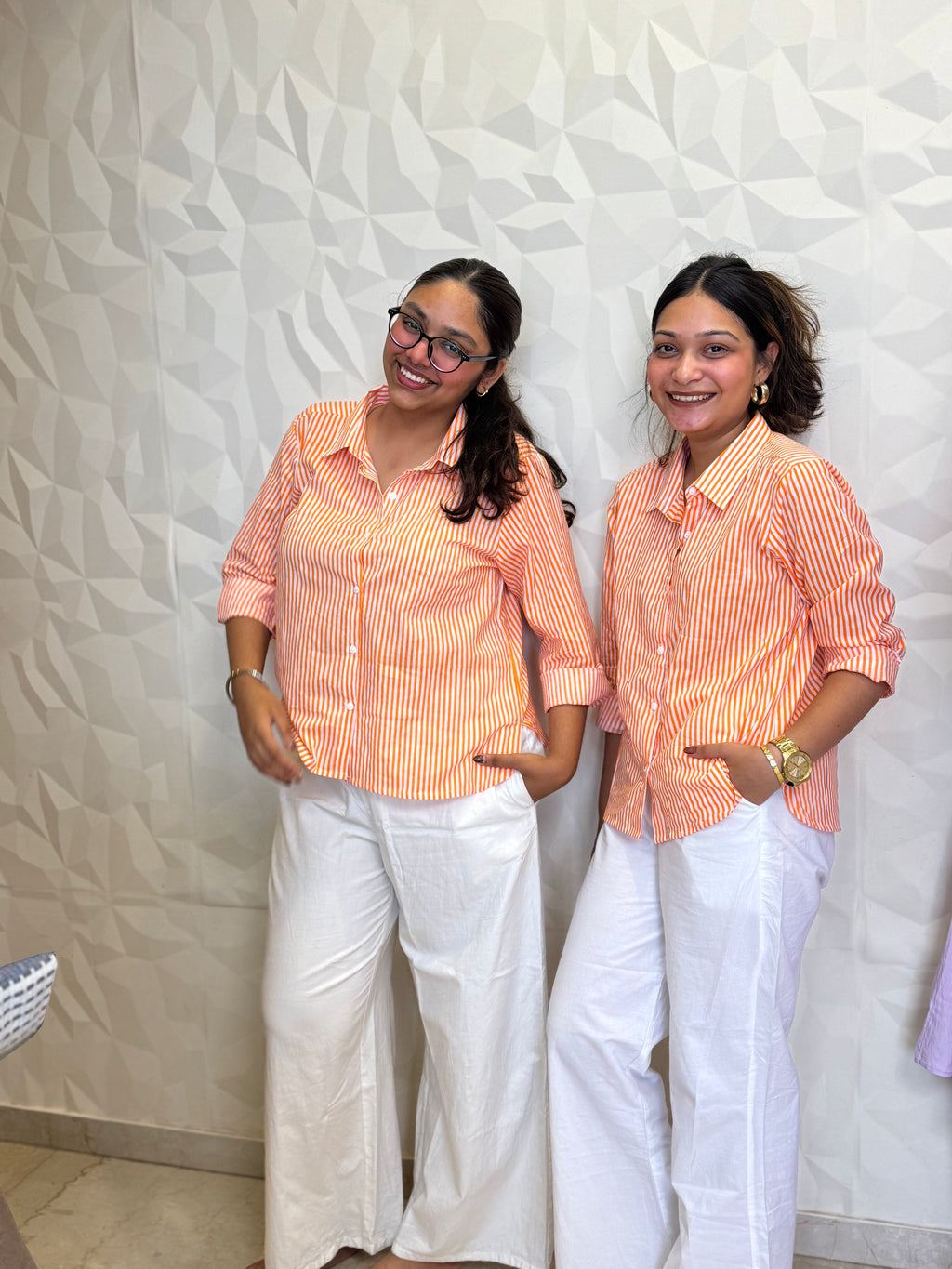 Fresh Orange Cotton Shirt