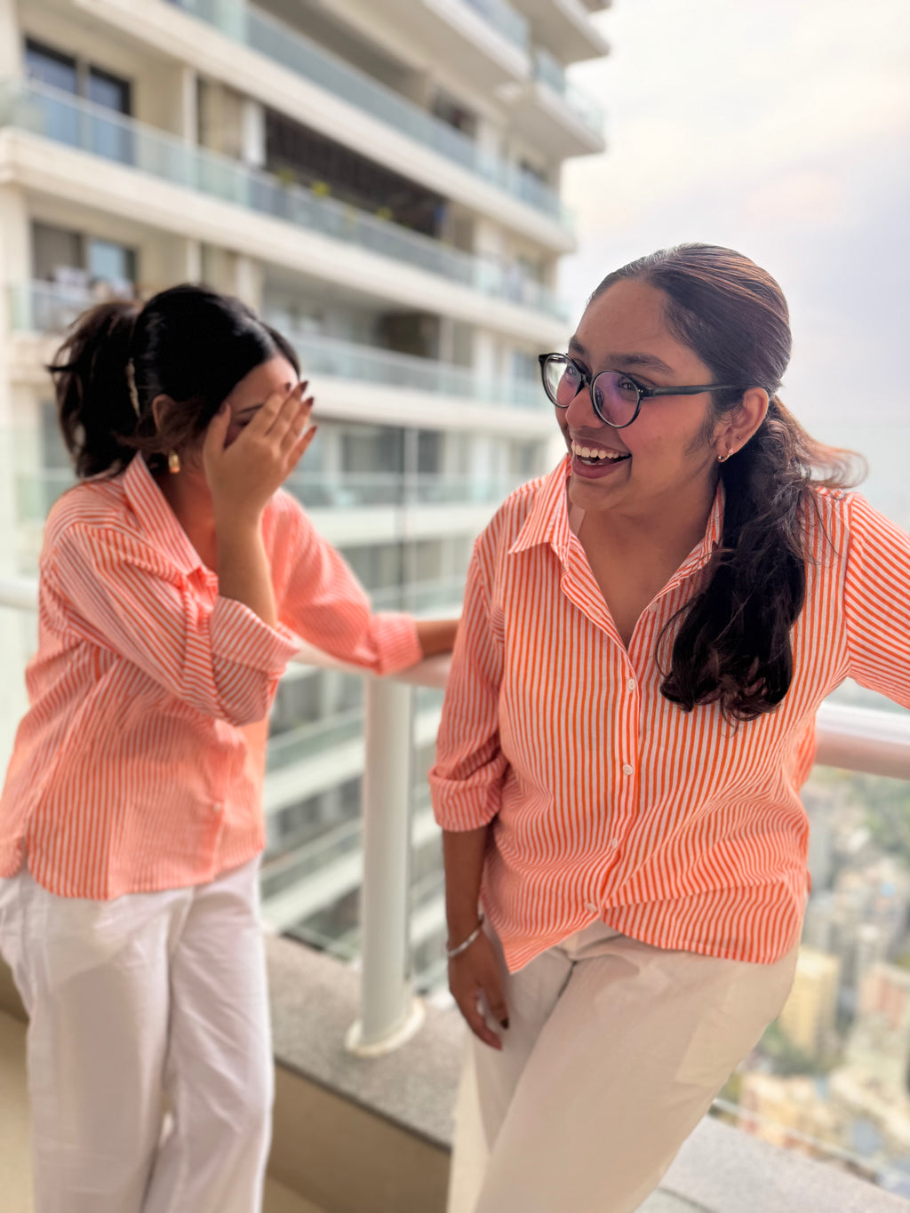 Fresh Orange Cotton Shirt