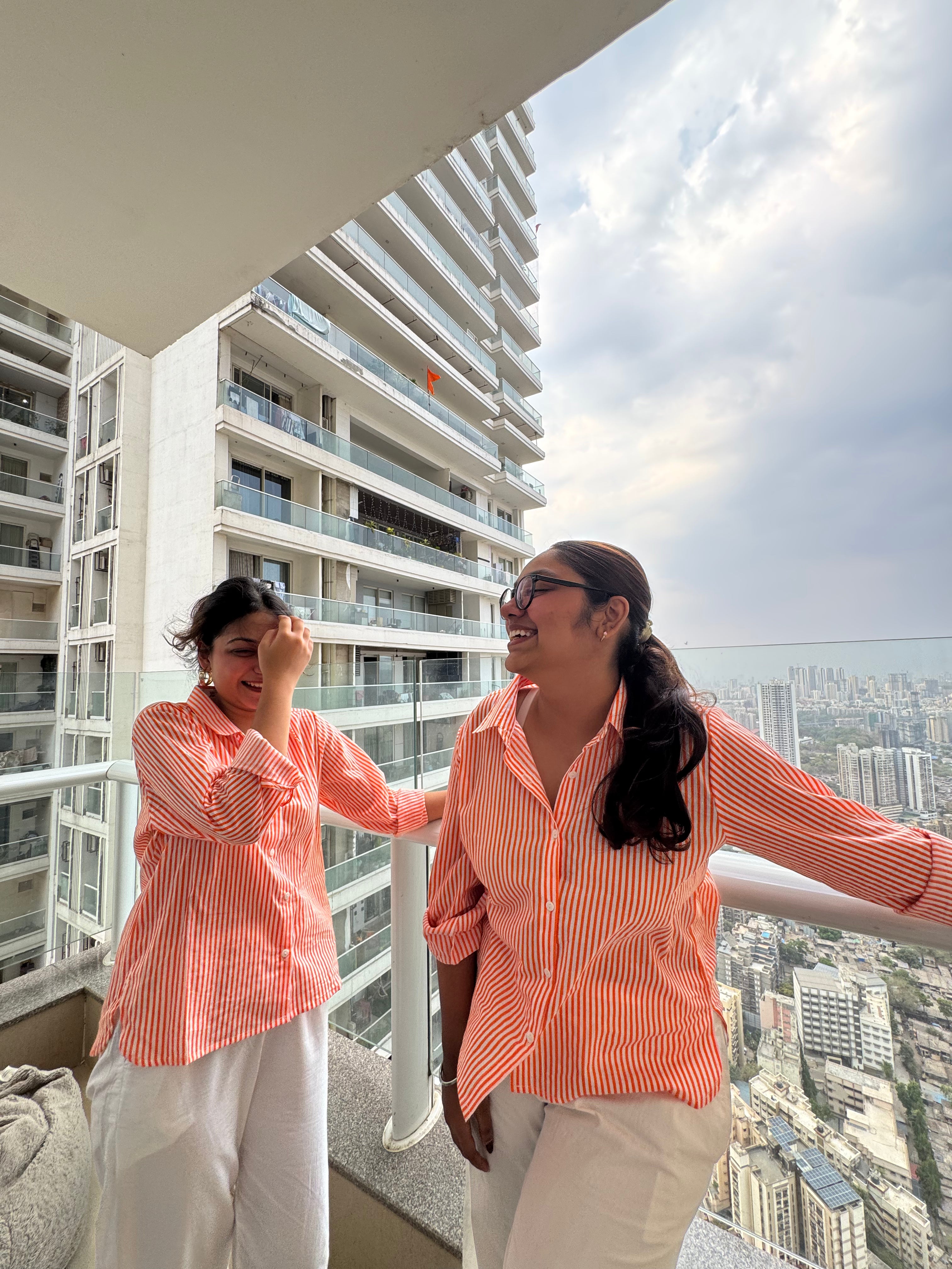 Fresh Orange Cotton Shirt