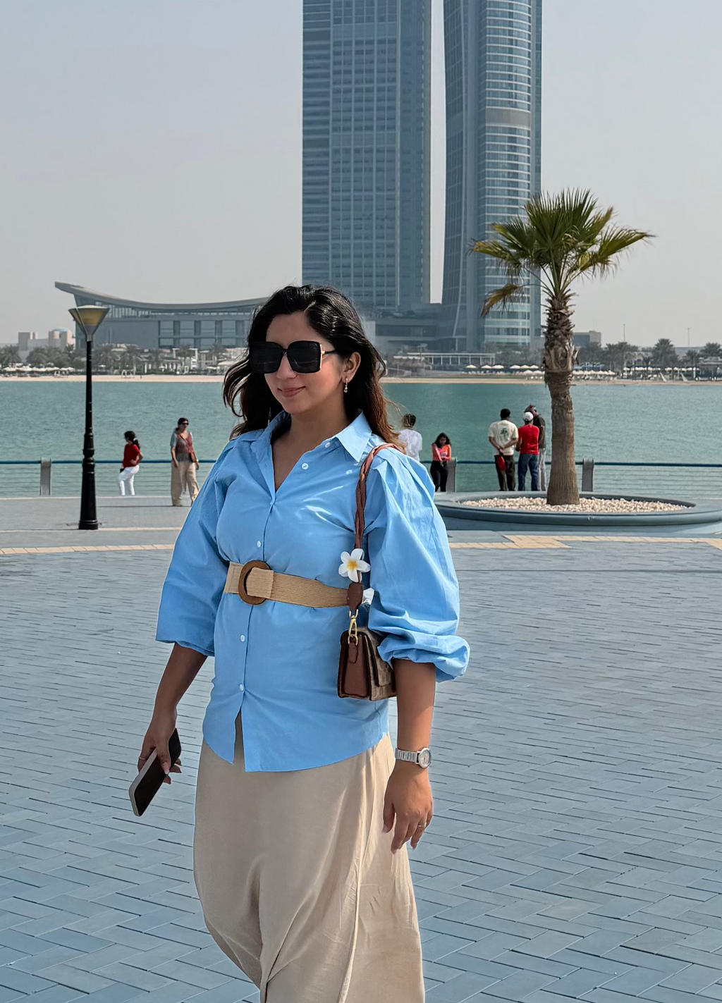 Classic Solid Blue Cotton Shirt